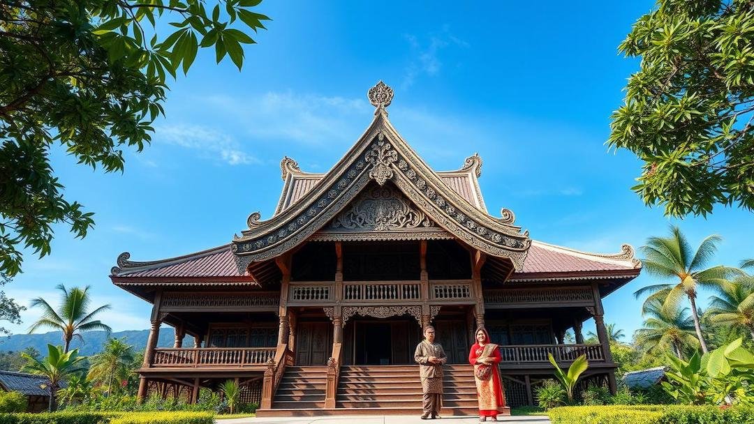 rumah adat lampung 