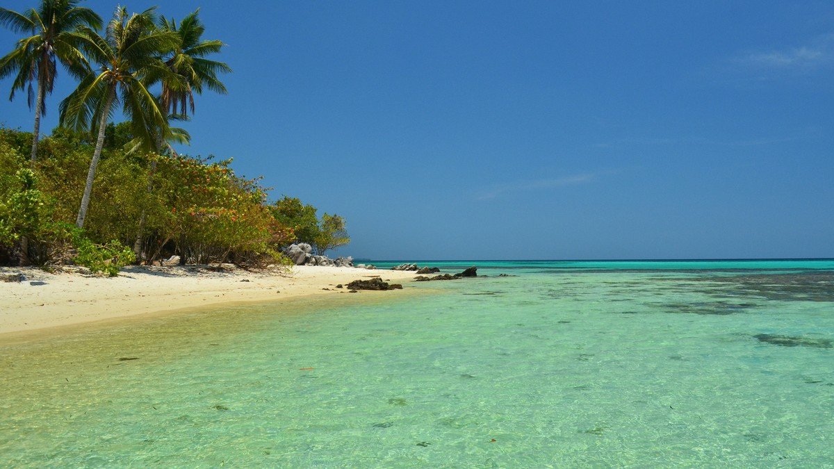 Pantai berpasir putih Karimunjawa sebagai bagian dari 12 Rekomendasi Tempat Wisata di Jepara Cocok Untuk Healing