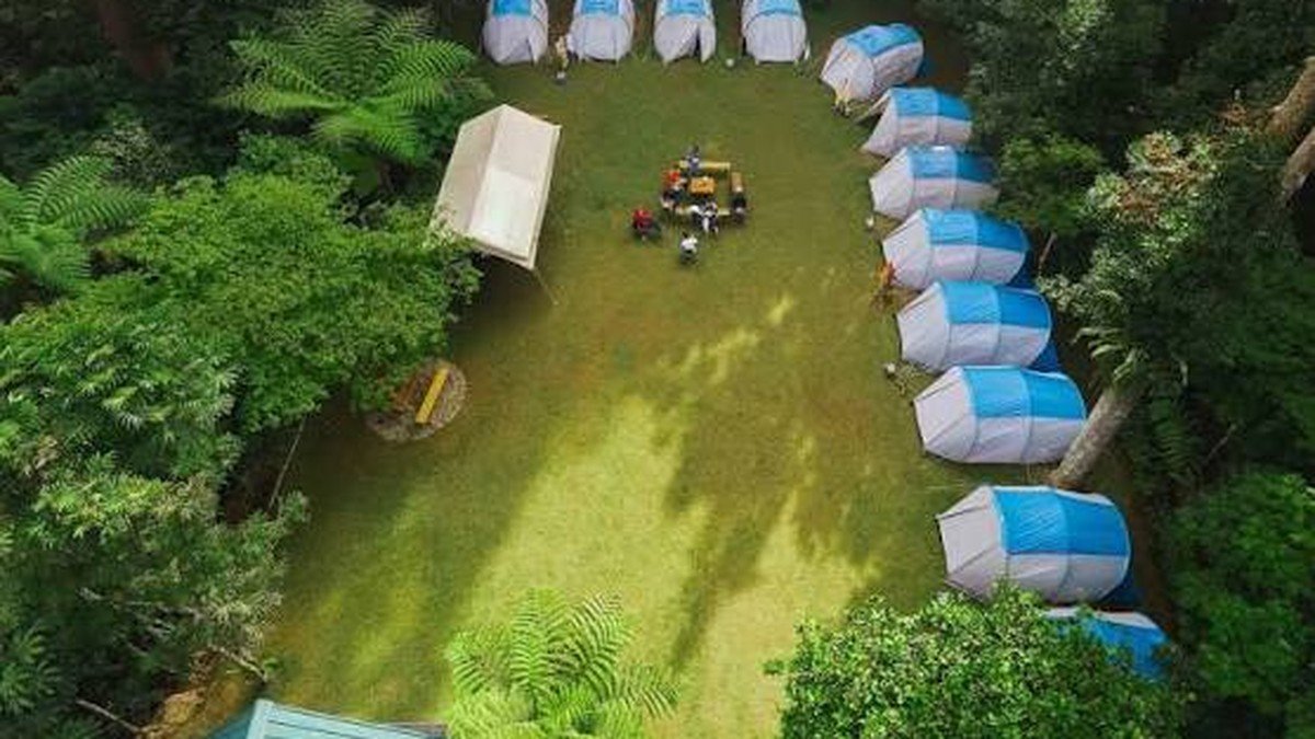 Glamping Tanakita di kawasan Gunung Gede Pangrango Sukabumi dengan udara sejuk pegunungan