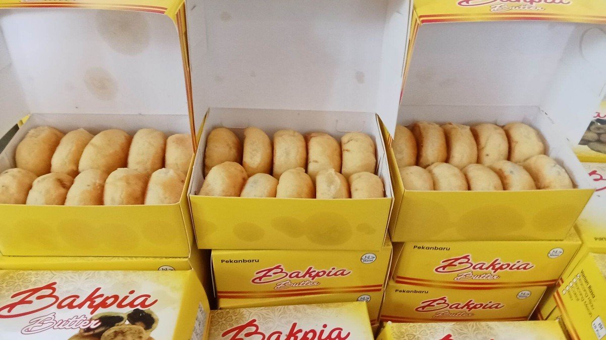 Bakpia Butter Pekanbaru dengan berbagai varian isi keju cokelat kacang merah dan kacang hijau