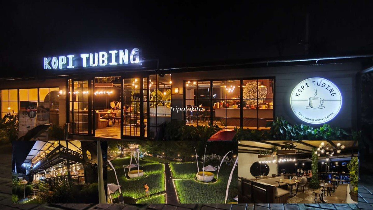 Kopi Tubing Park Bogor tempat makan sambil menikmati river tubing dengan pemandangan sungai alami
